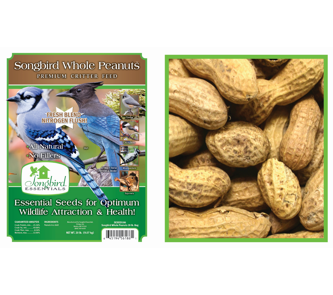 Songbird Premium Whole Peanuts 15#